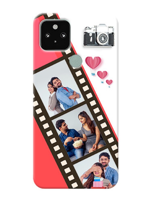 Custom Pixel 5 5G custom phone covers: 3 Image Holder with Film Reel