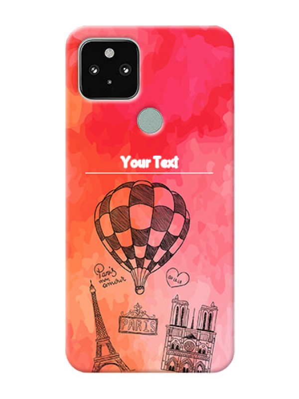Custom Pixel 5 5G Personalized Mobile Covers: Paris Theme Design