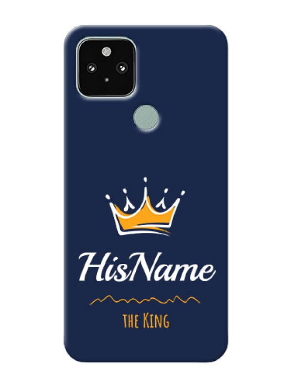 Custom Pixel 5 5G King Phone Case with Name
