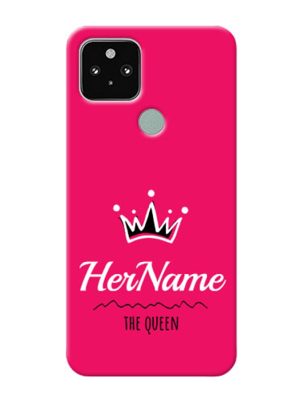 Custom Pixel 5 5G Queen Phone Case with Name