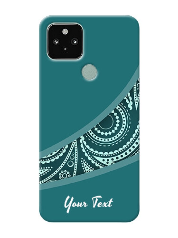 Custom Pixel 5 Custom Phone Covers: semi visible floral Design