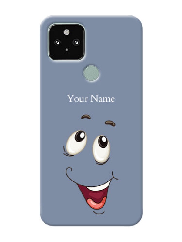 Custom Pixel 5 Phone Back Covers: Laughing Cartoon Face Design