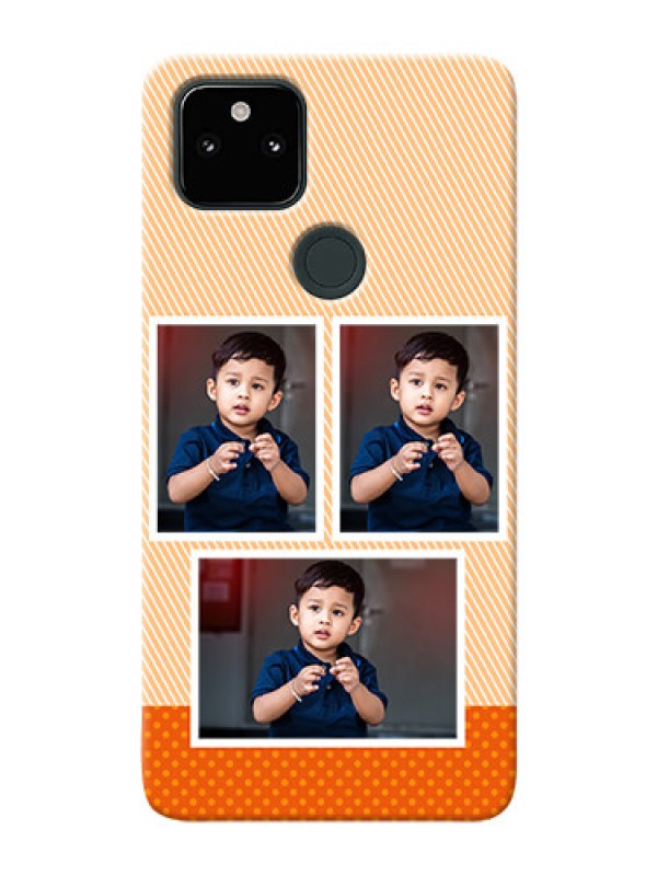Custom Pixel 5A Mobile Back Covers: Bulk Photos Upload Design