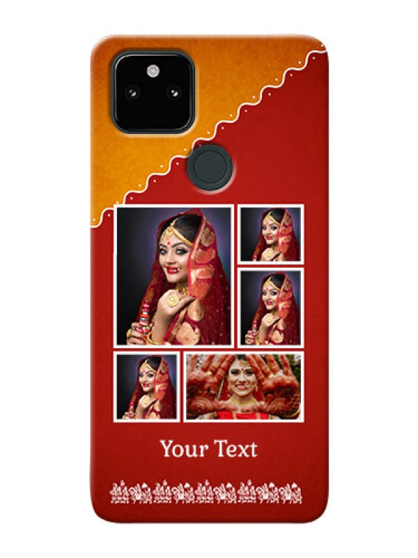 Custom Pixel 5A customized phone cases: Wedding Pic Upload Design