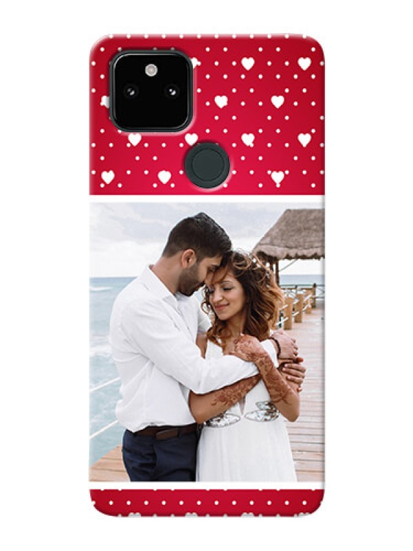 Custom Pixel 5A custom back covers: Hearts Mobile Case Design