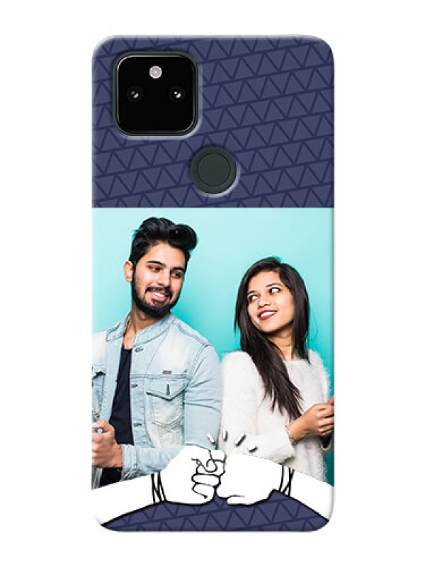 Custom Pixel 5A Mobile Covers Online with Best Friends Design 