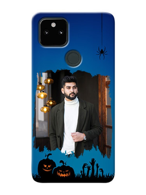 Custom Pixel 5A mobile cases online with pro Halloween design 