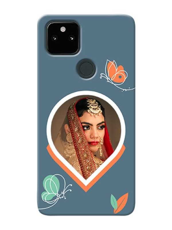 Custom Pixel 5A 5G Custom Mobile Case with Droplet Butterflies Design
