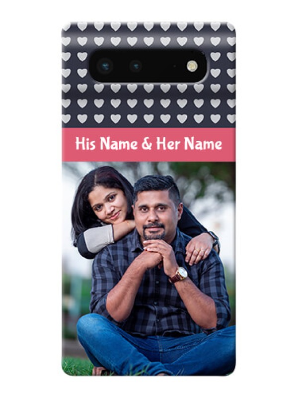 Custom Pixel 6 5G Custom Mobile Case with Love Symbols Design