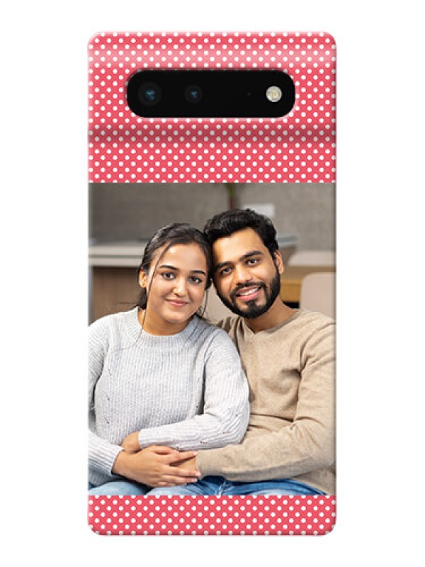 Custom Pixel 6 5G Custom Mobile Case with White Dotted Design