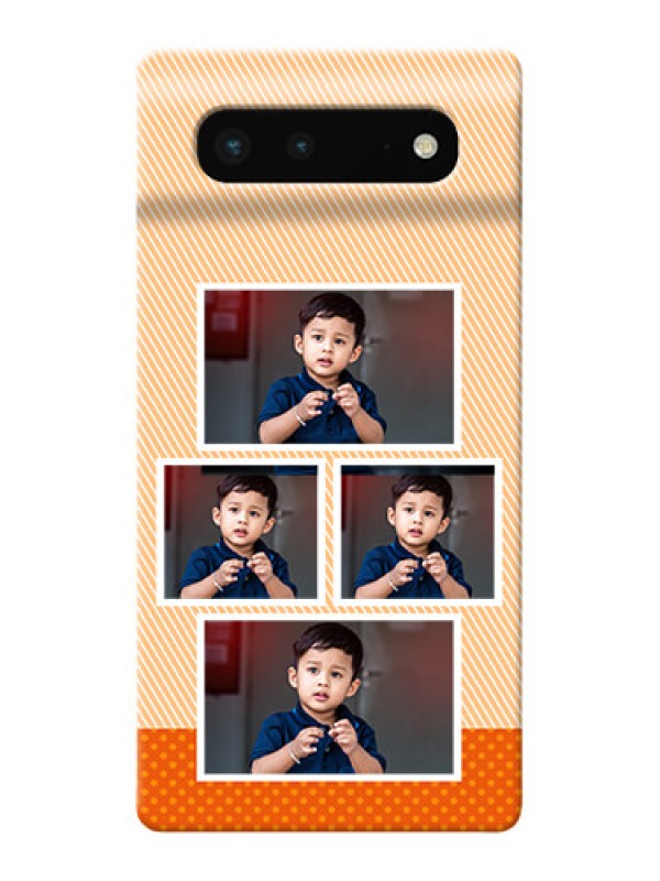Custom Pixel 6 5G Mobile Back Covers: Bulk Photos Upload Design
