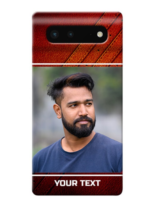 Custom Pixel 6 5G Back Covers: Leather Phone Case Design