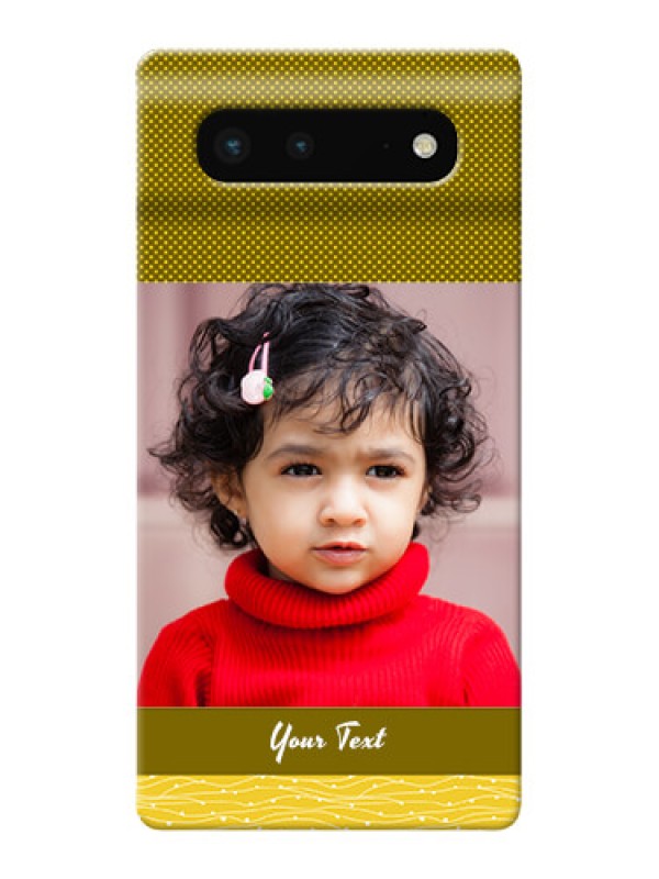 Custom Pixel 6 5G custom mobile back covers: Simple Green Color Design