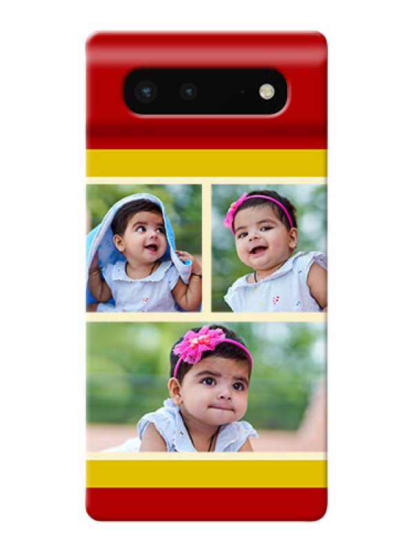 Custom Pixel 6 5G mobile phone cases: Multiple Pic Upload Design
