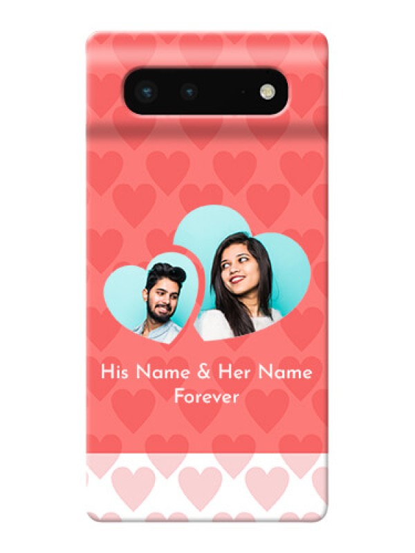 Custom Pixel 6 5G personalized phone covers: Couple Pic Upload Design