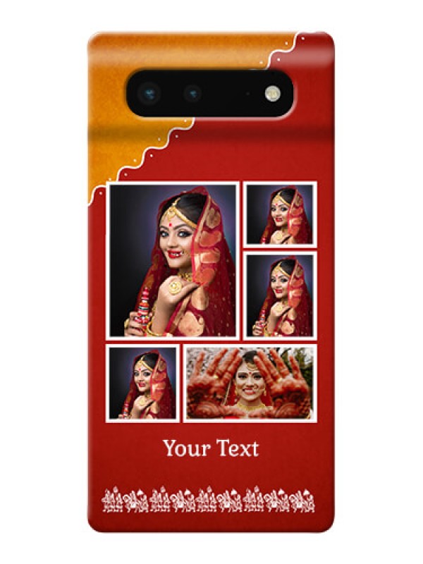 Custom Pixel 6 5G customized phone cases: Wedding Pic Upload Design