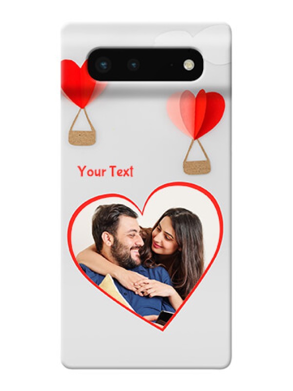 Custom Pixel 6 5G Phone Covers: Parachute Love Design