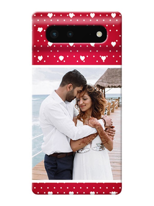 Custom Pixel 6 5G custom back covers: Hearts Mobile Case Design