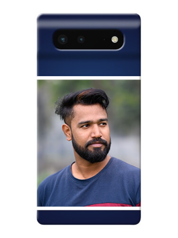 Custom Pixel 6 5G Mobile Cases: Simple Royal Blue Design