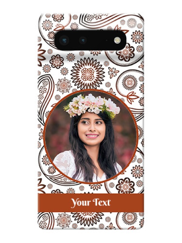 Custom Pixel 6 5G phone cases online: Abstract Floral Design 
