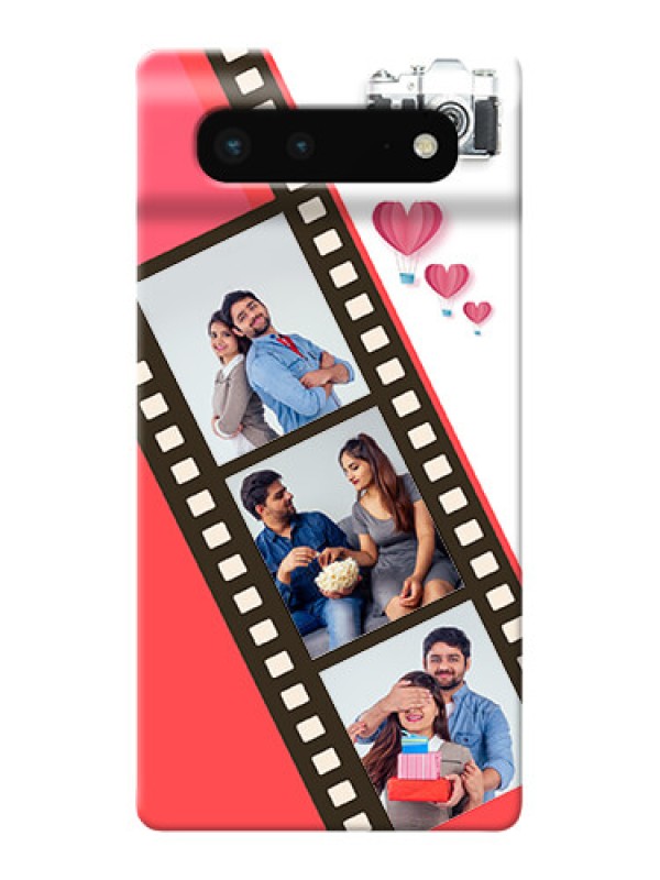 Custom Pixel 6 5G custom phone covers: 3 Image Holder with Film Reel