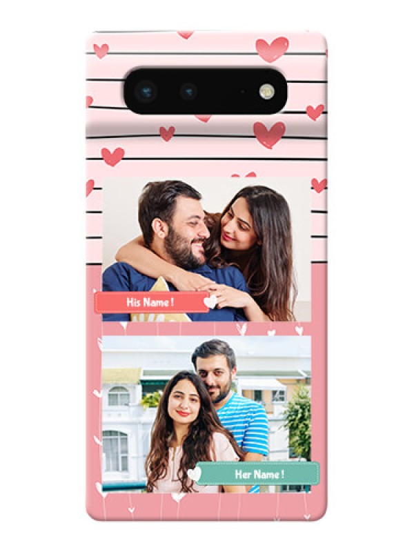 Custom Pixel 6 5G custom mobile covers: Photo with Heart Design