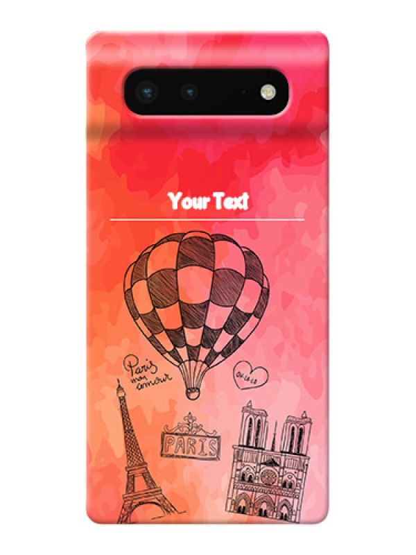 Custom Pixel 6 5G Personalized Mobile Covers: Paris Theme Design