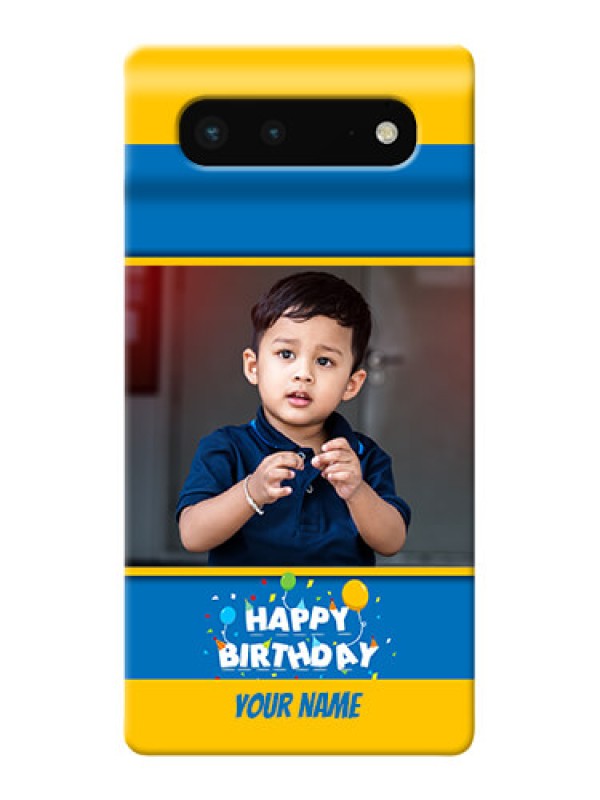 Custom Pixel 6 5G Mobile Back Covers Online: Birthday Wishes Design