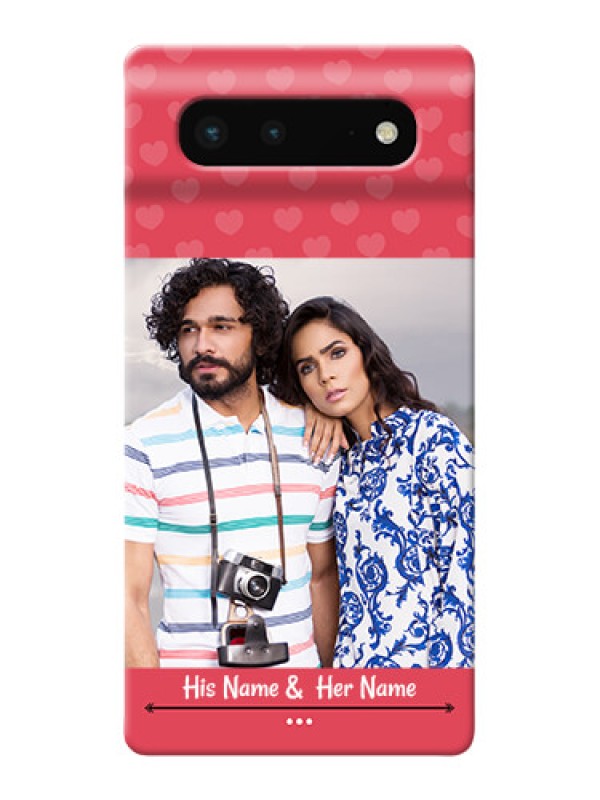 Custom Pixel 6 5G Mobile Cases: Simple Love Design