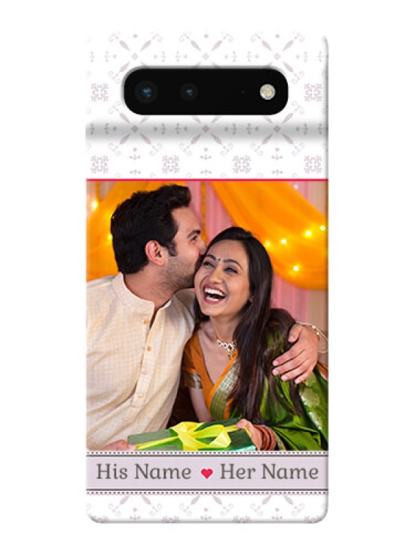Custom Pixel 6 5G Phone Cases with Photo and Ethnic Design