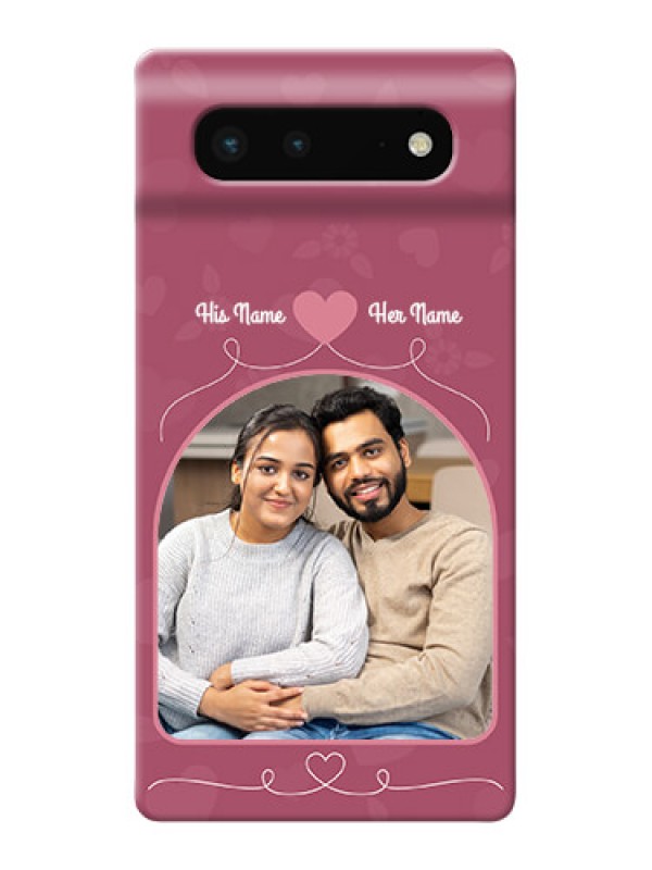 Custom Pixel 6 5G mobile phone covers: Love Floral Design