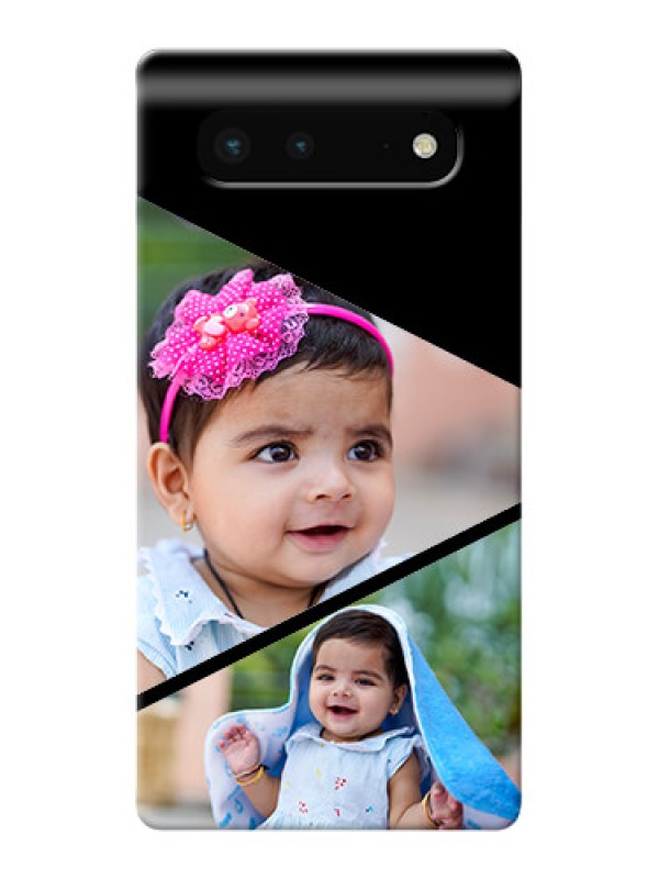 Custom Pixel 6 5G mobile back covers online: Semi Cut Design