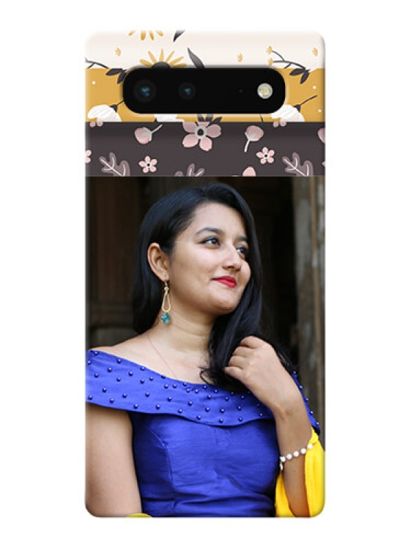 Custom Pixel 6 5G mobile cases online: Stylish Floral Design