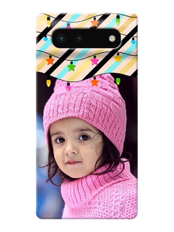 Custom Pixel 6 5G Personalized Mobile Covers: Lights Hanging Design
