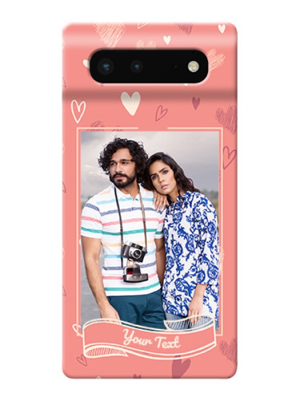 Custom Pixel 6 5G custom mobile phone cases: love doodle art Design