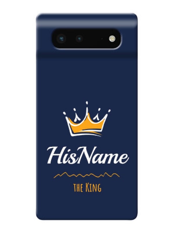Custom Pixel 6 5G King Phone Case with Name