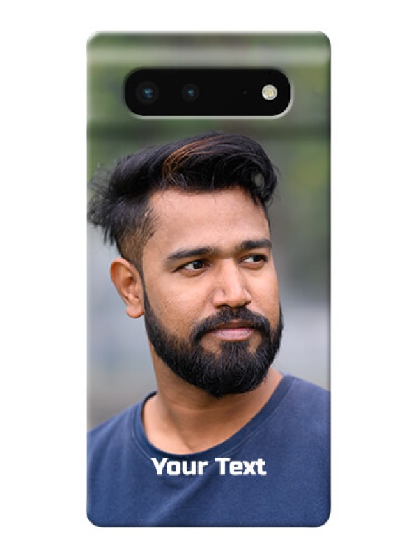 Custom Pixel 6 5G Mobile Cover: Photo with Text