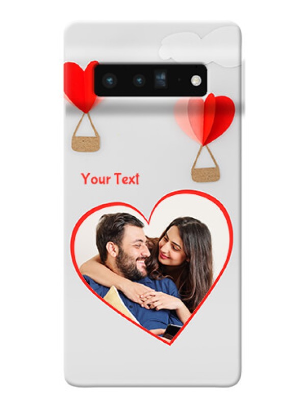 Custom Pixel 6 Pro 5G Phone Covers: Parachute Love Design