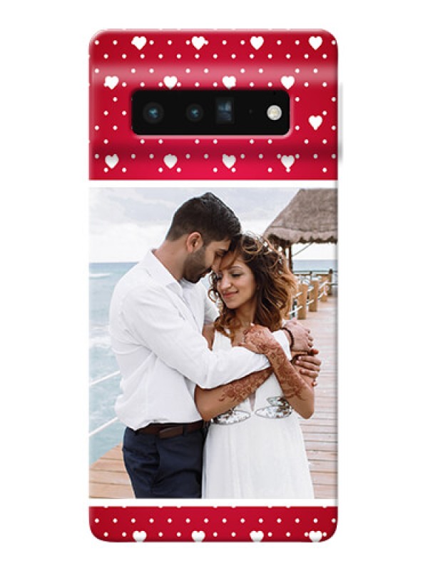 Custom Pixel 6 Pro 5G custom back covers: Hearts Mobile Case Design