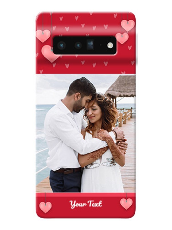 Custom Pixel 6 Pro 5G Mobile Back Covers: Valentines Day Design