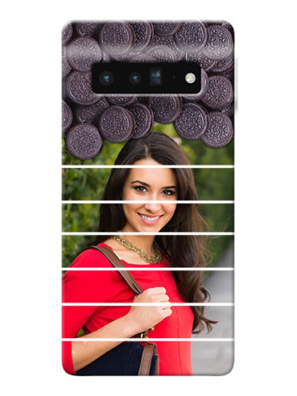 Custom Pixel 6 Pro 5G Custom Mobile Covers with Oreo Biscuit Design