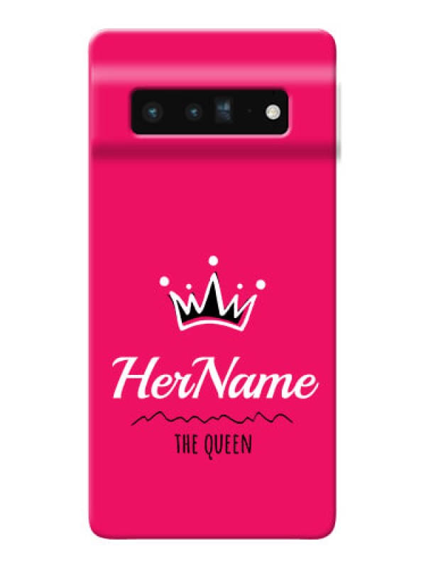 Custom Pixel 6 Pro 5G Queen Phone Case with Name