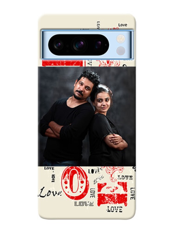 Custom Google Pixel 8 5G mobile cases online: Trendy Love Design Case