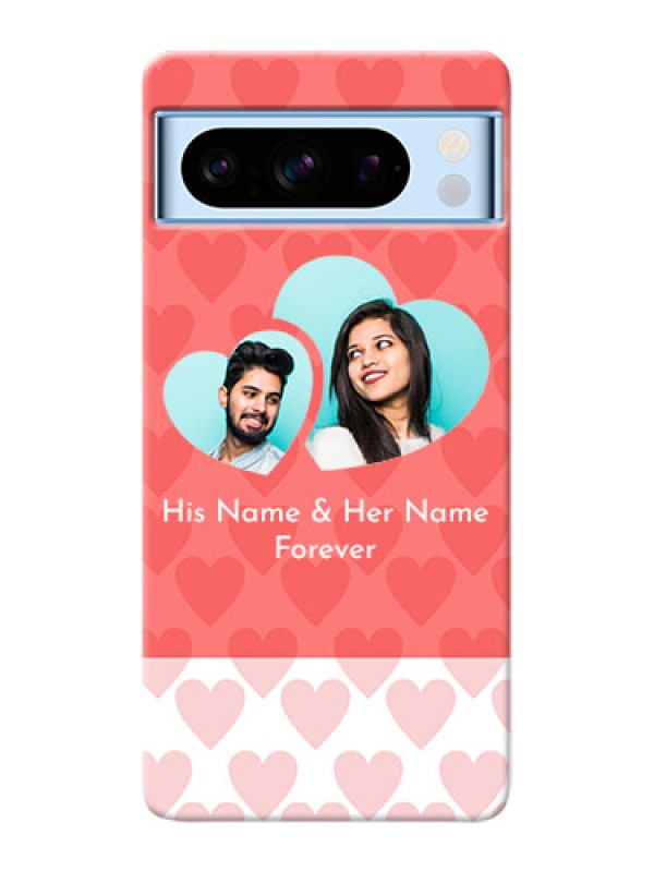 Custom Google Pixel 8 5G personalized phone covers: Couple Pic Upload Design