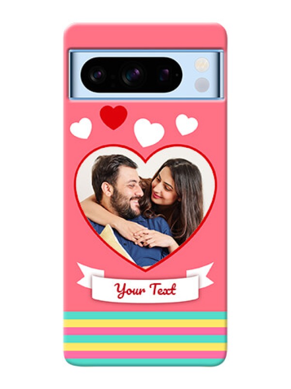 Custom Google Pixel 8 5G Personalised mobile covers: Love Doodle Design