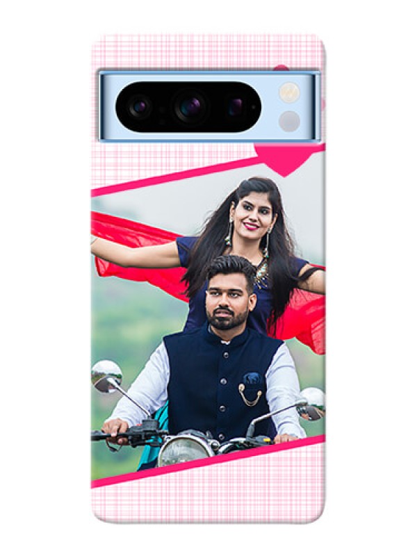 Custom Google Pixel 8 5G Personalised Phone Cases: Love Shape Heart Design