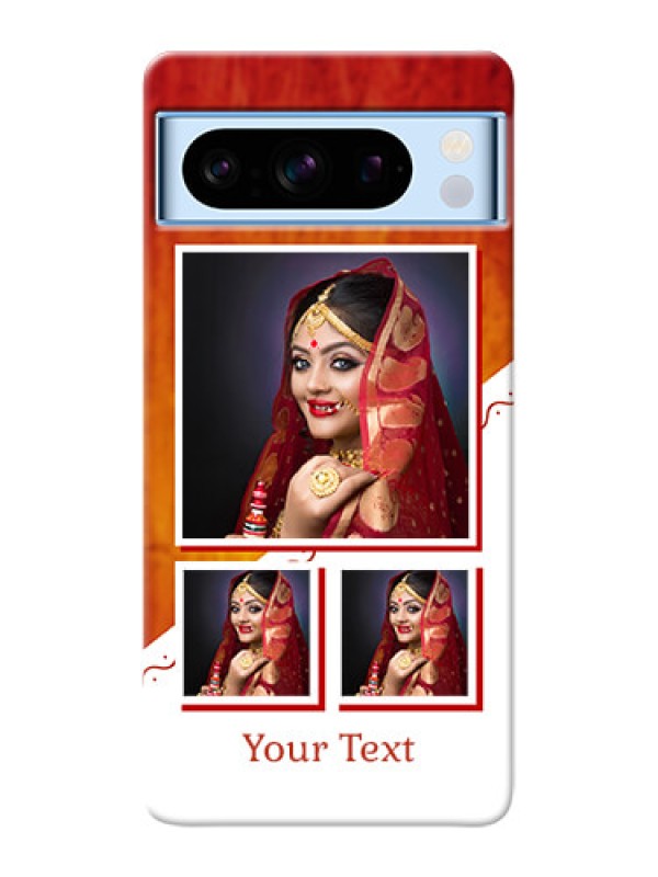 Custom Google Pixel 8 5G Personalised Phone Cases: Wedding Memories Design