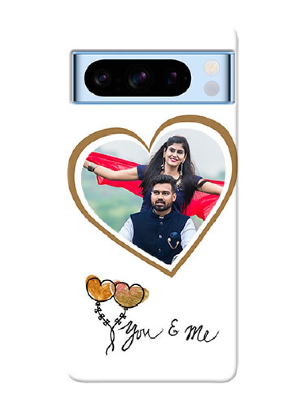 Custom Google Pixel 8 5G customized phone cases: You & Me Design