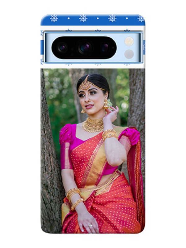 Custom Google Pixel 8 5G custom mobile covers: Snow Pattern Design