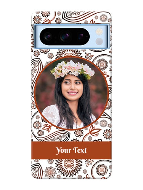 Custom Google Pixel 8 5G phone cases online: Abstract Floral Design